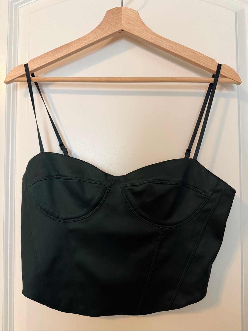 Sunday Best Deep Green Bustier Bandeau Top